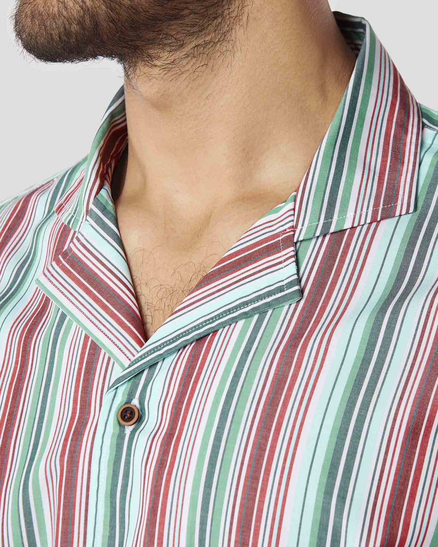 Surfboard Striped Shirt