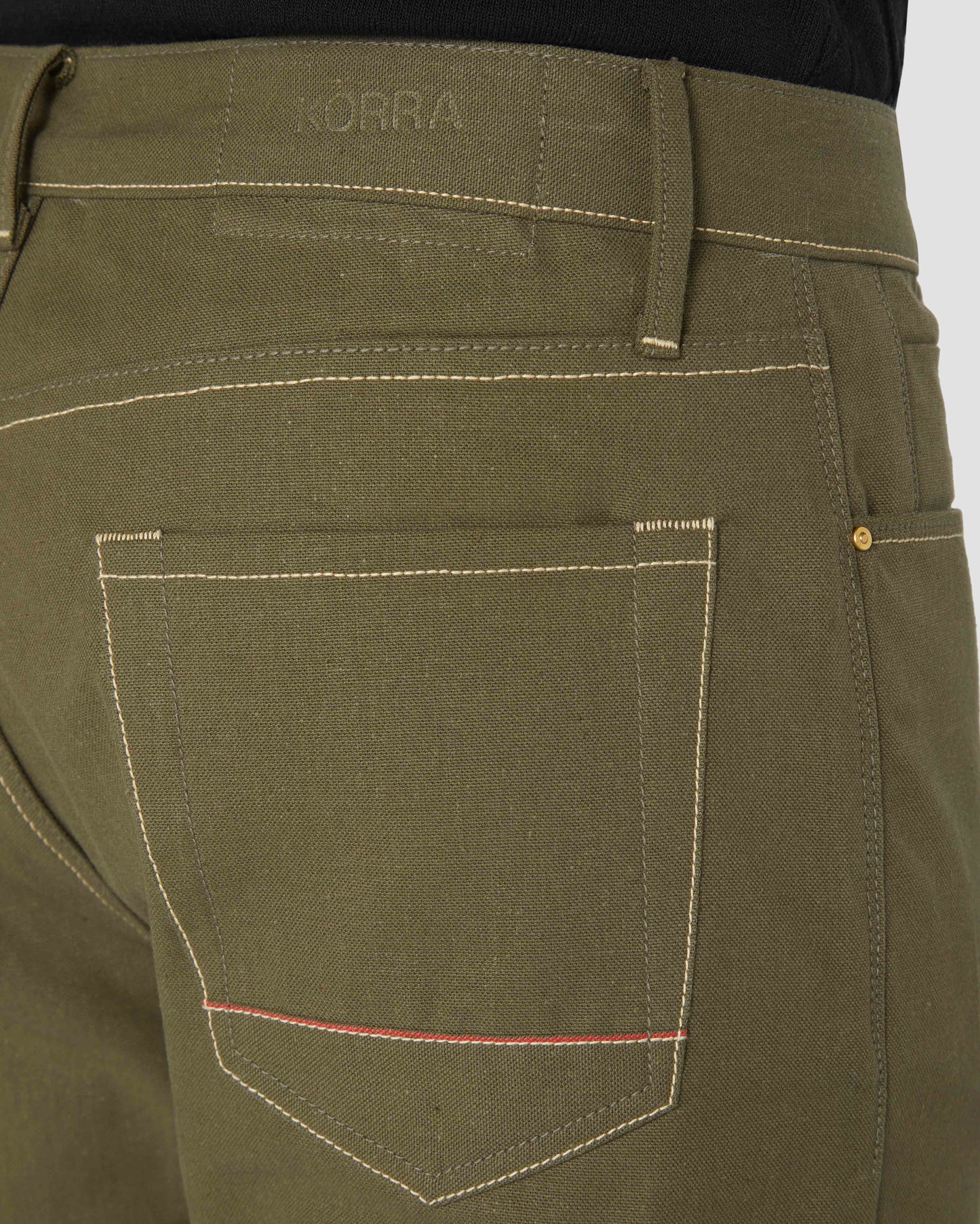 Olive Gold || Selvedge Canvas Jeans