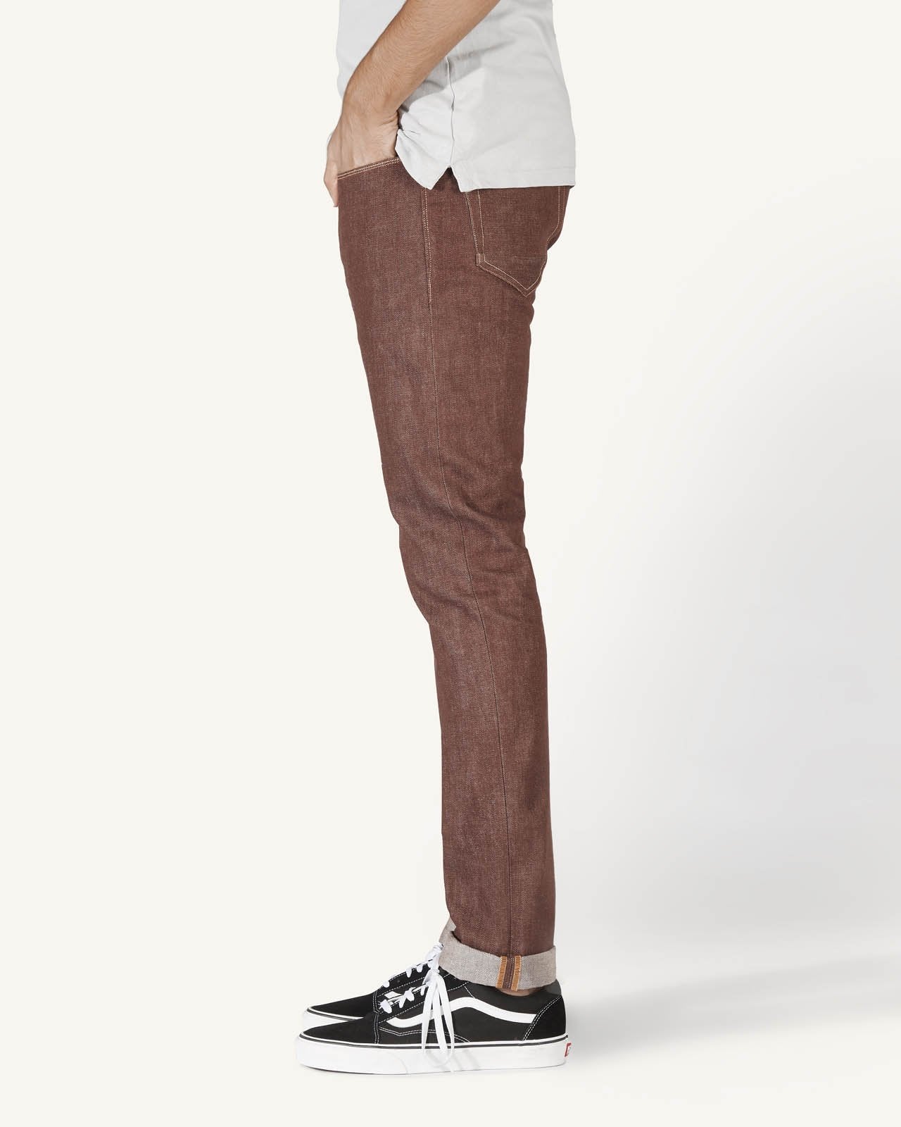 Rustic Red | Organic Cotton Jeans