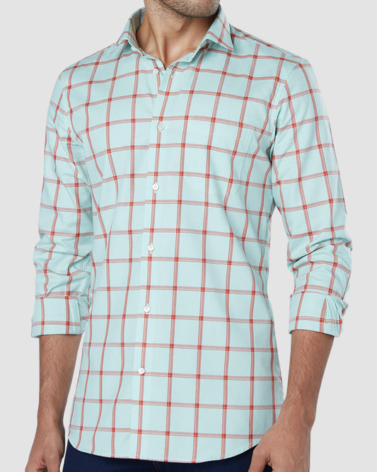 Dusty Green Checked Shirt