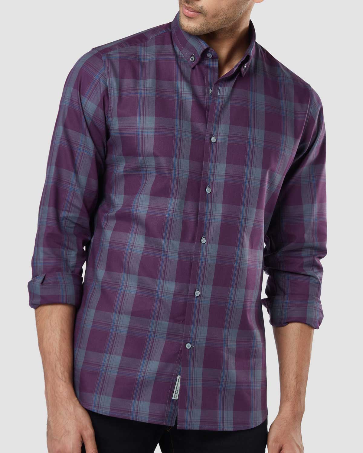 Grape Jelly Checked Shirt