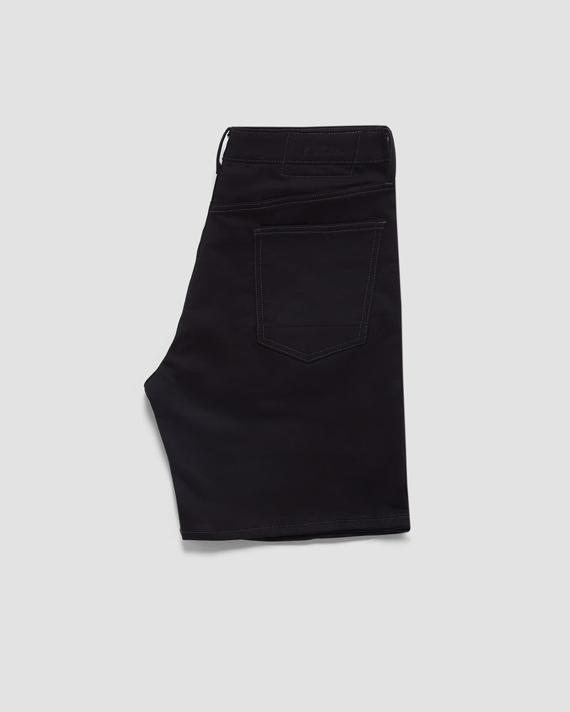 Smoked Black || Knit-like Soft Shorts