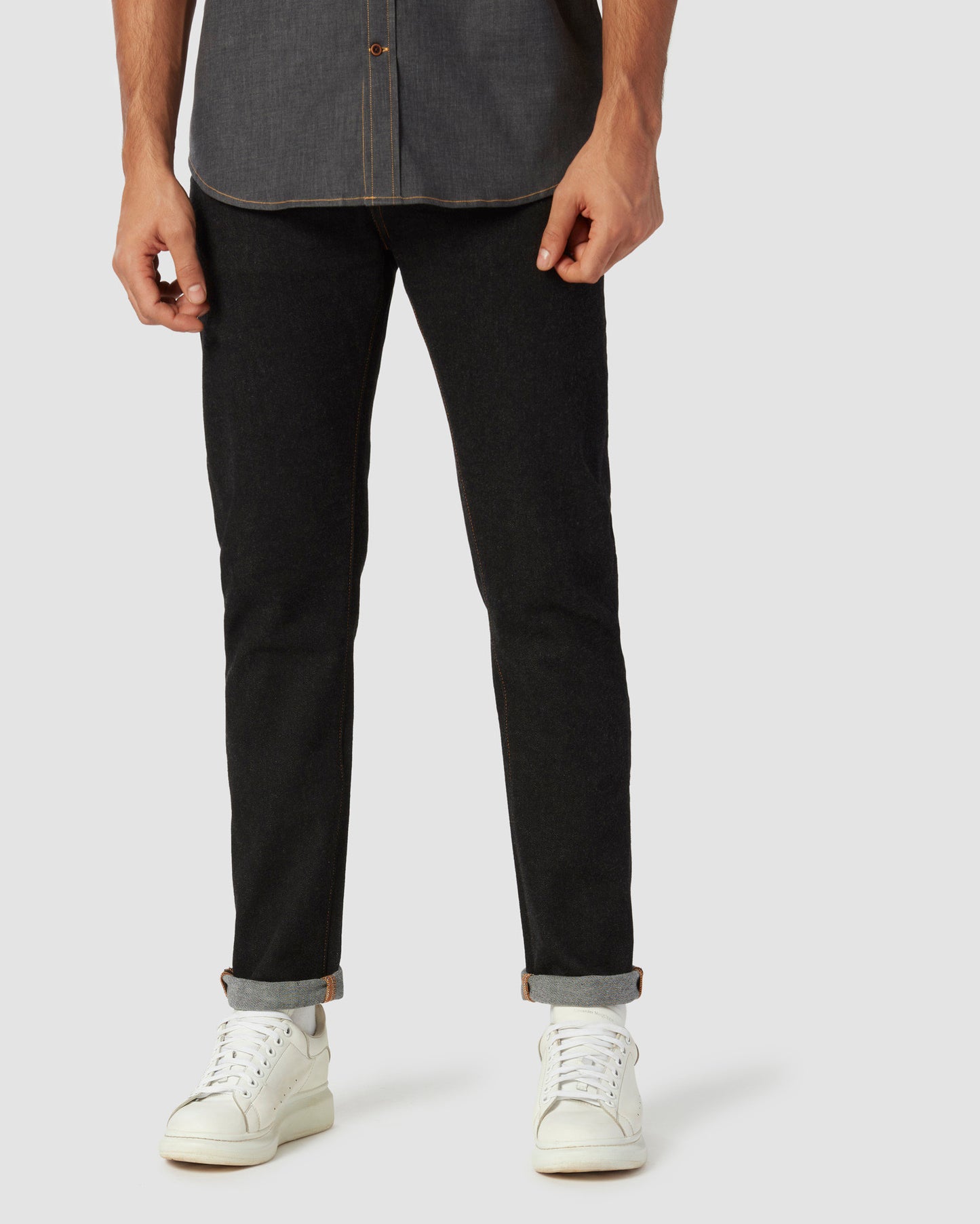 Hazed Char | Soft Stretch Jeans