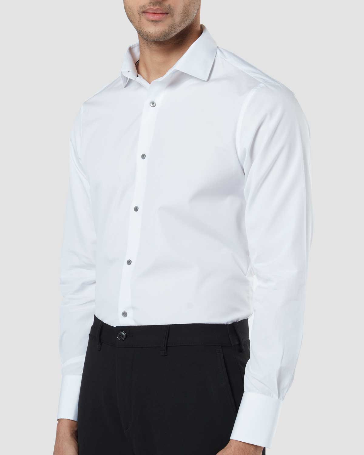 Thomas Mason Whisper White Shirt