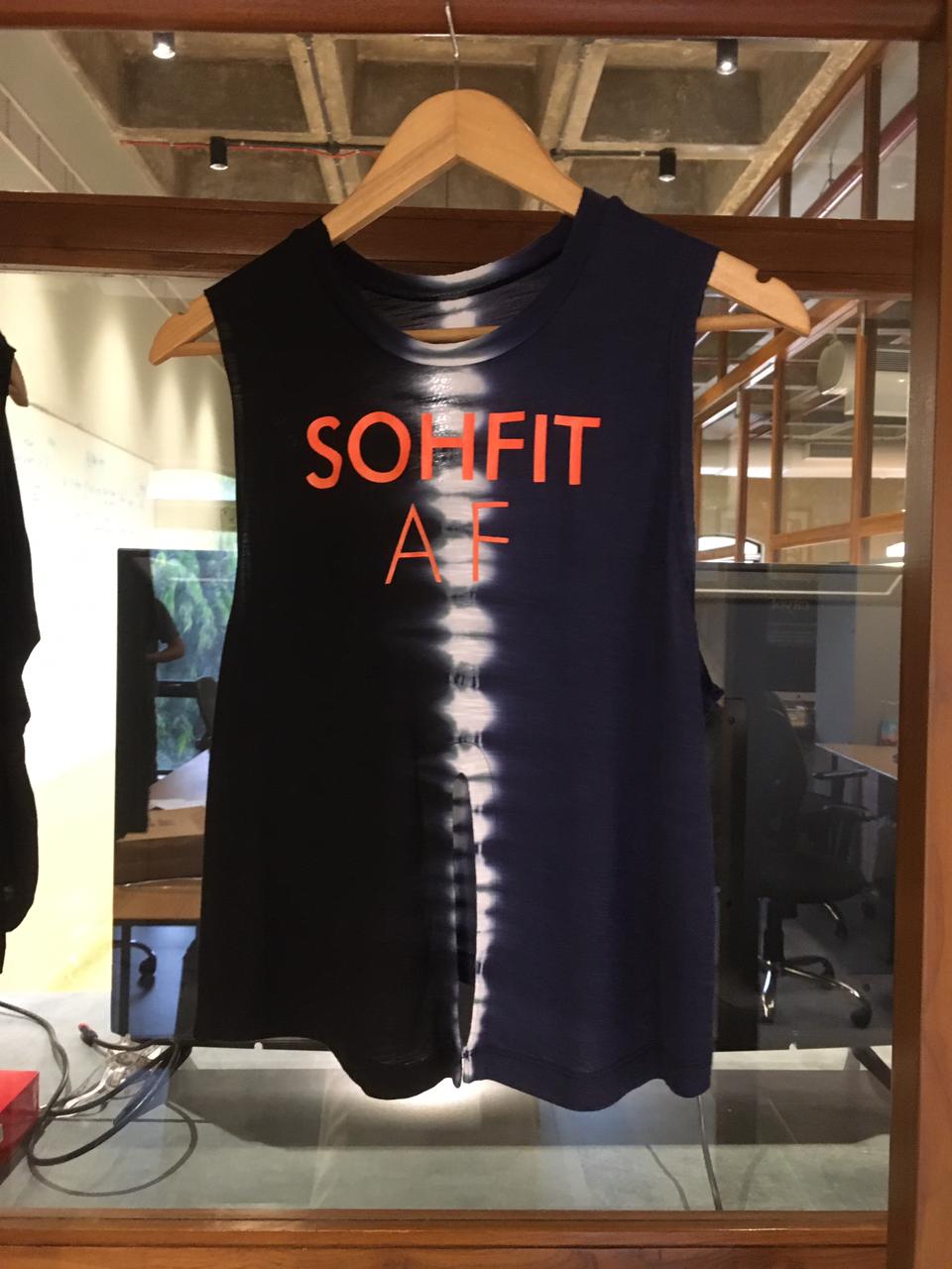 Inhale Muscle Tie Front Top