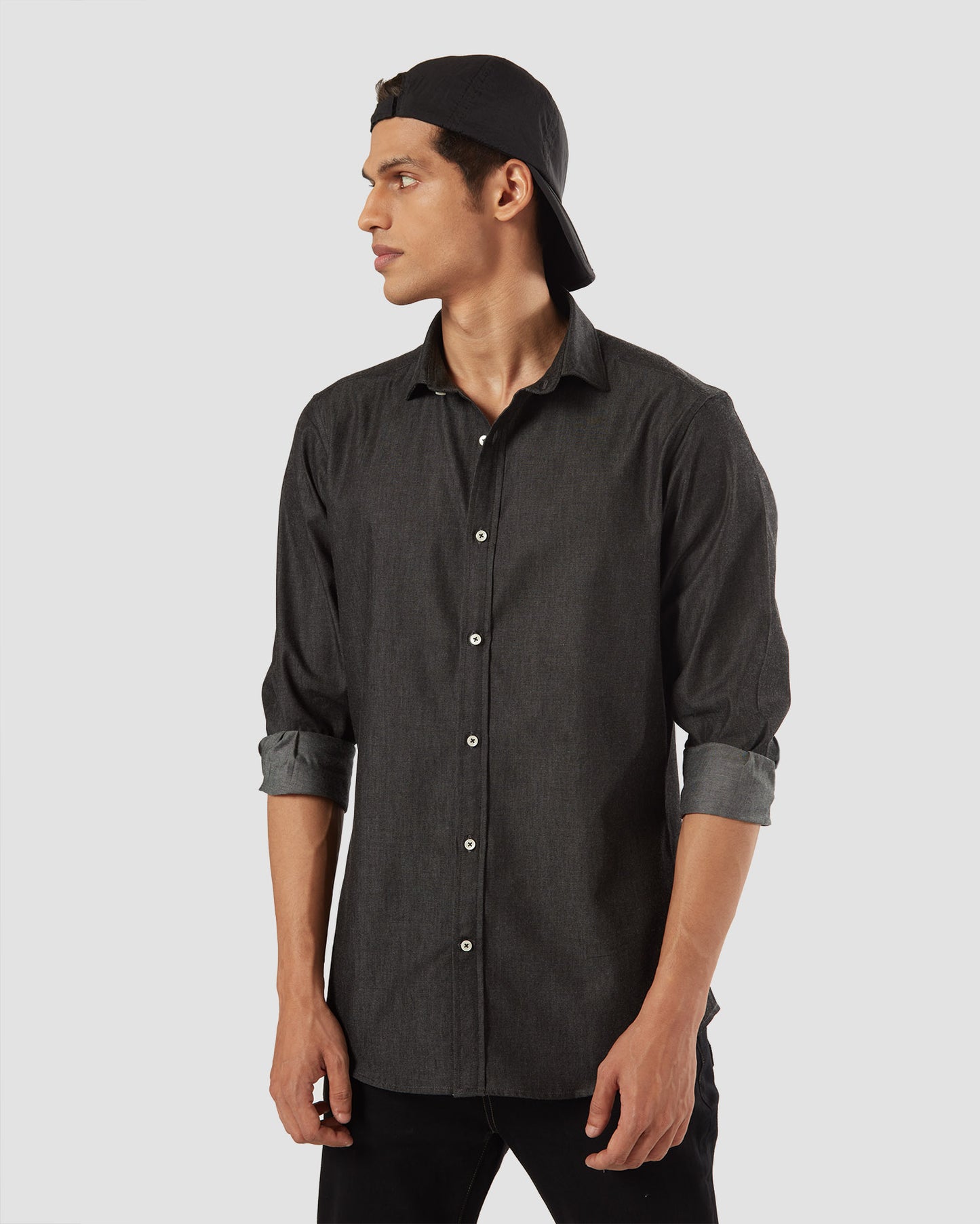 Crushed Pepper Denim Shirt