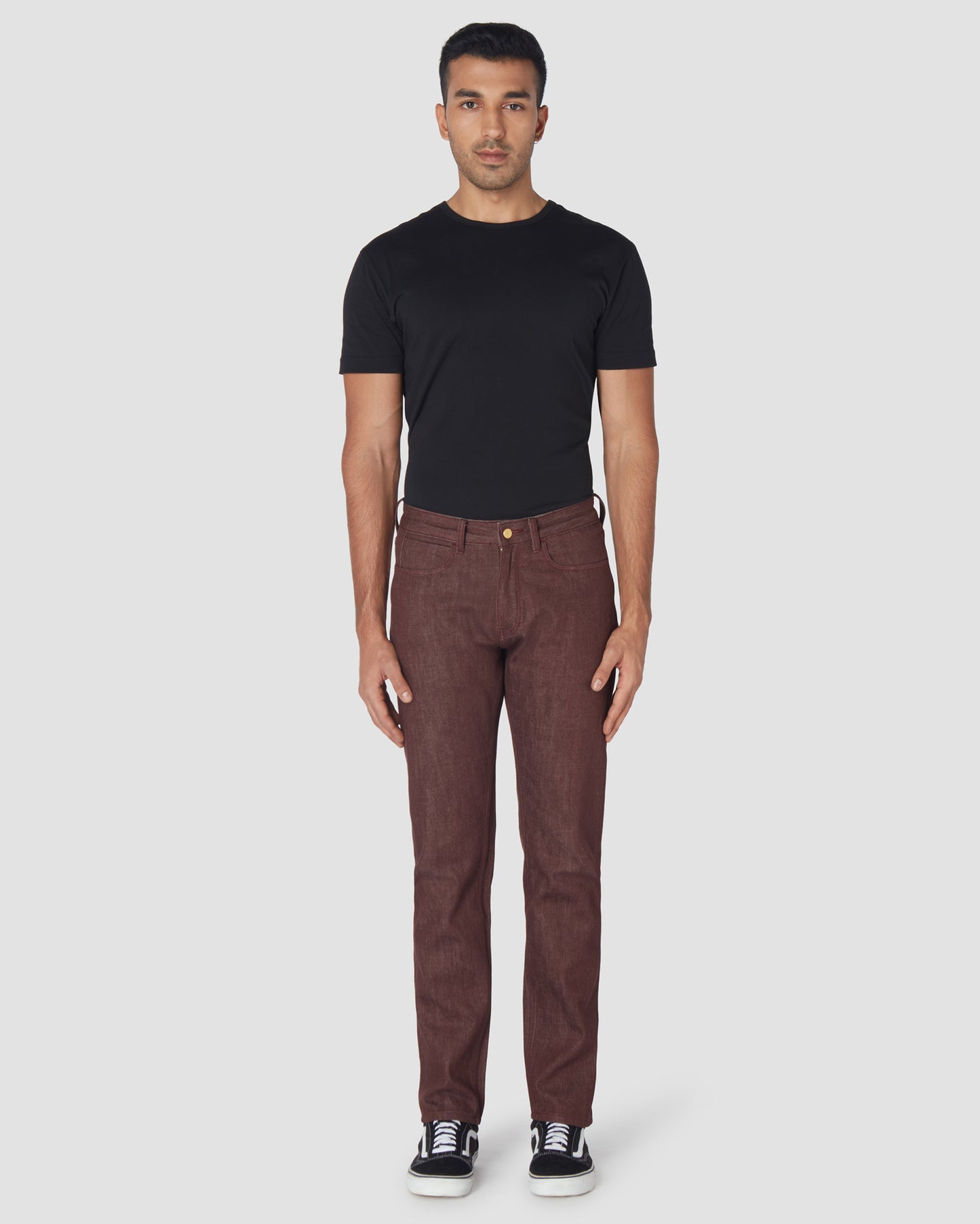 Maroon || Organic Cotton Jeans