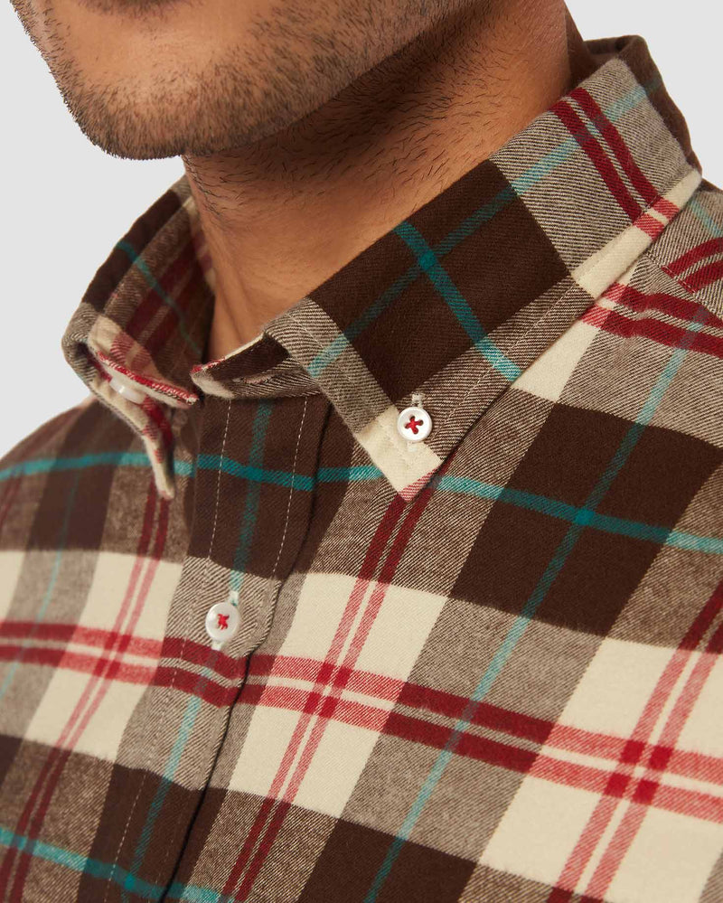 Gingerbread Checked Shirt