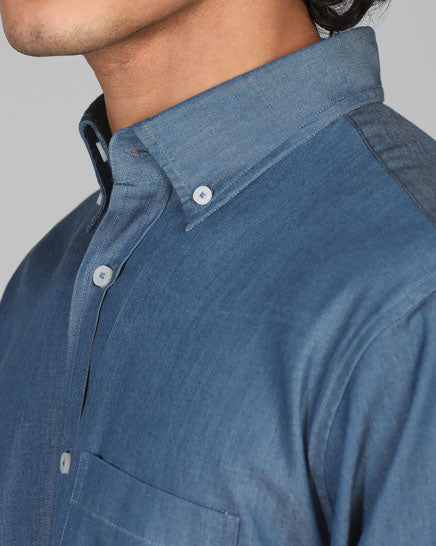 medium blue tencel denim