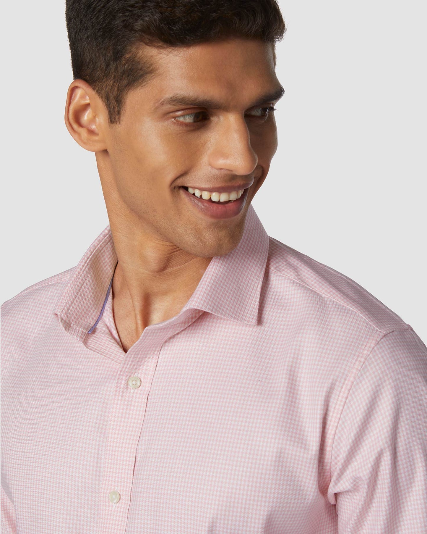 Pink Houndstooth Shirt