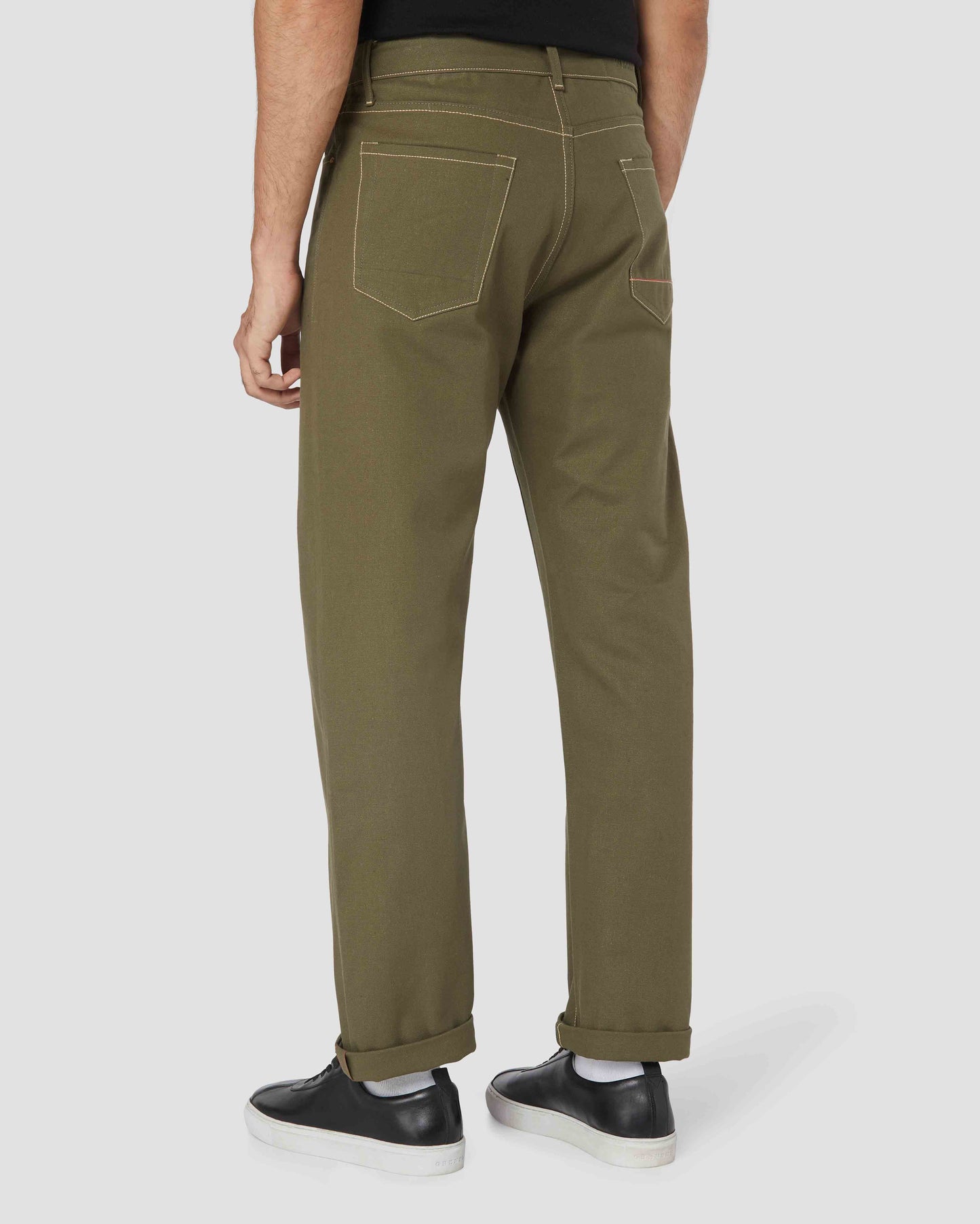 Olive Gold || Selvedge Canvas Jeans