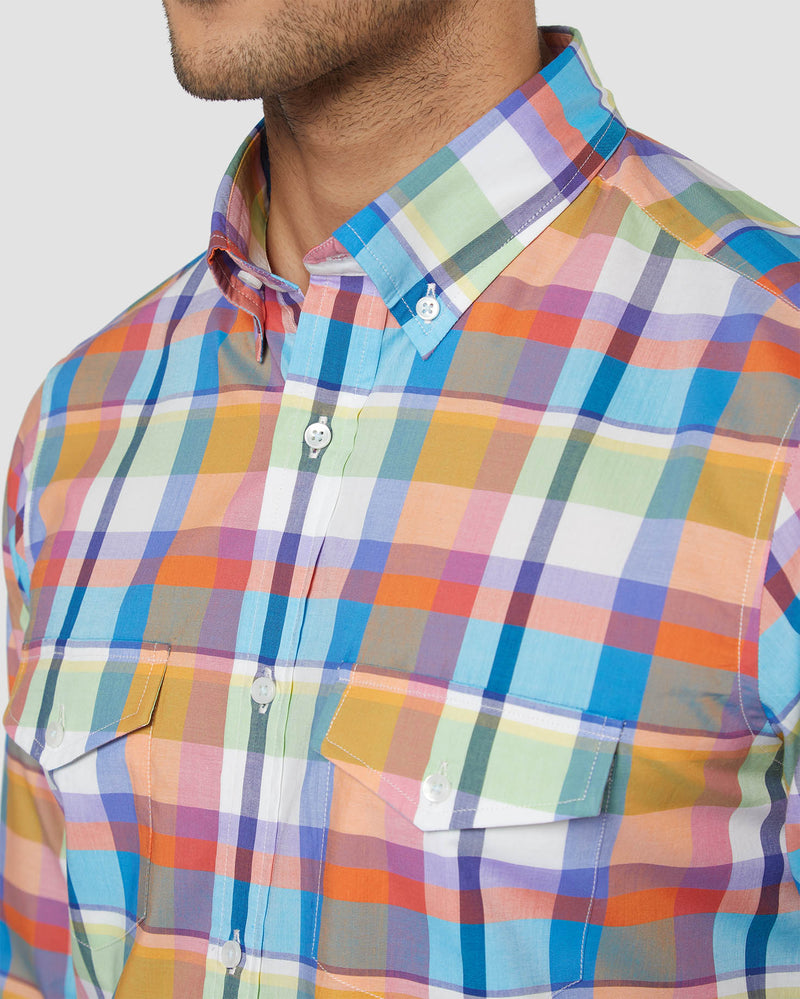 Technicolour Checked Shirt