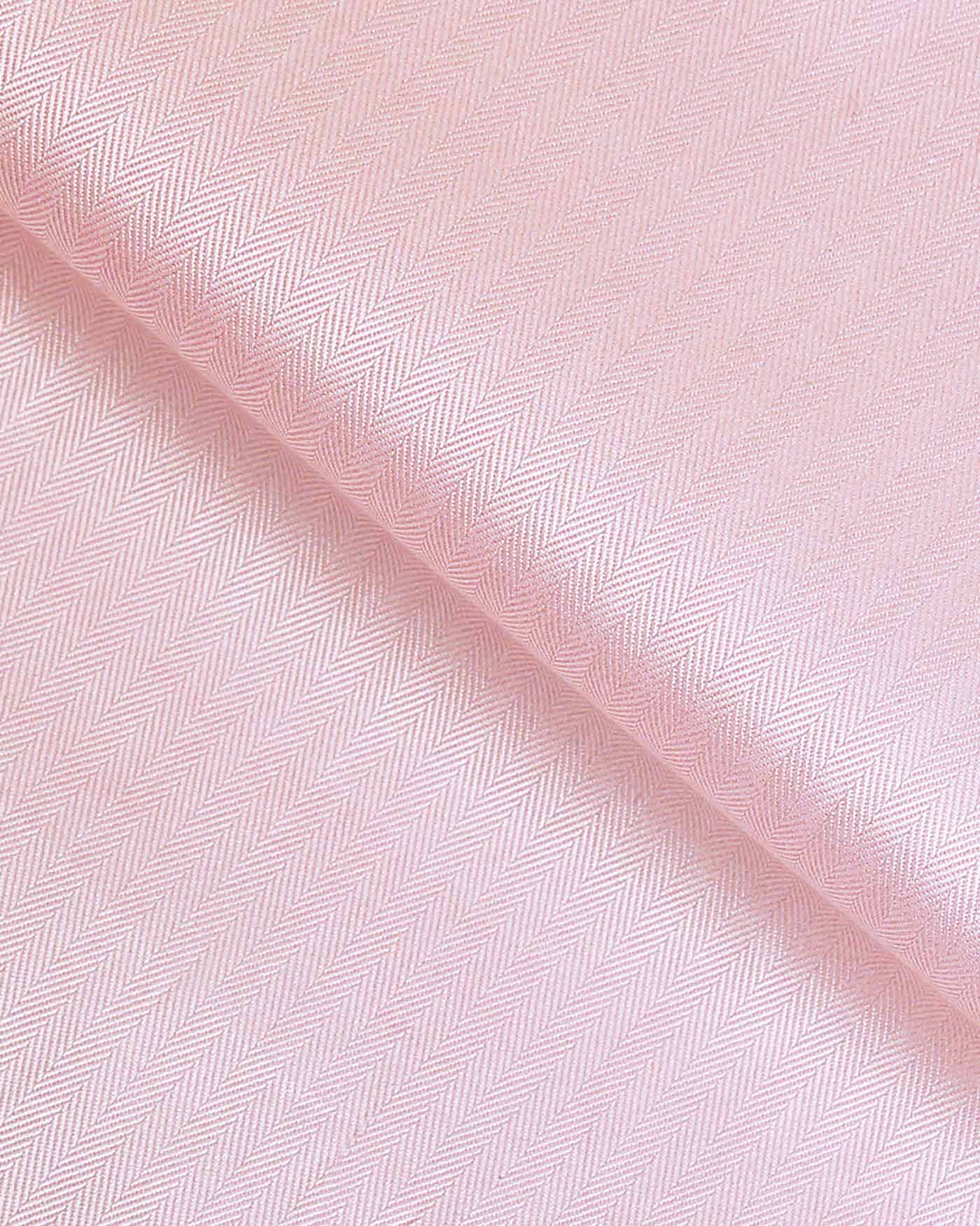 Wrinkle Resistant Premium Pink Herringbone Shirt