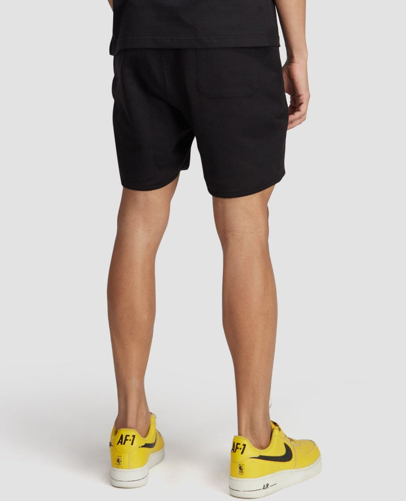 Classic Black French Terry Shorts