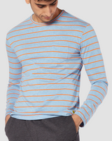 Classic Cobalt Striped Long Sleeve T-Shirt