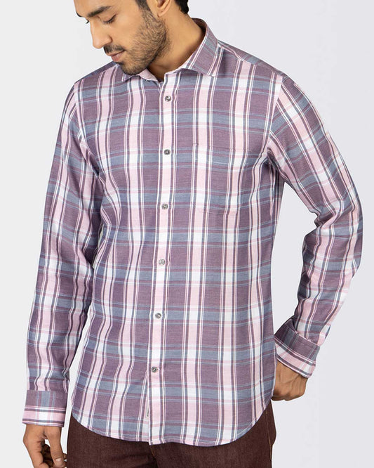 Berry Blitz Checked Shirt