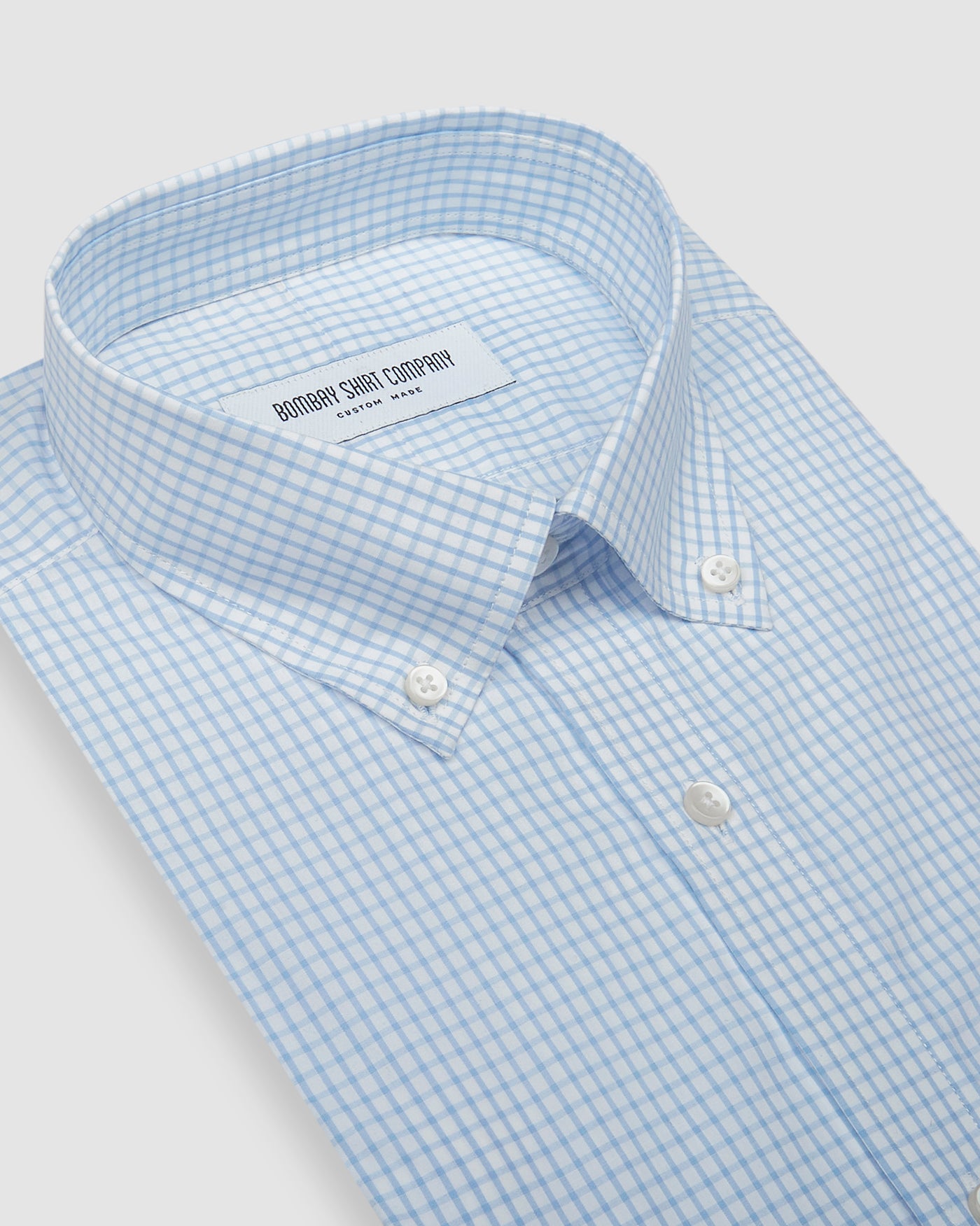 light blue checks