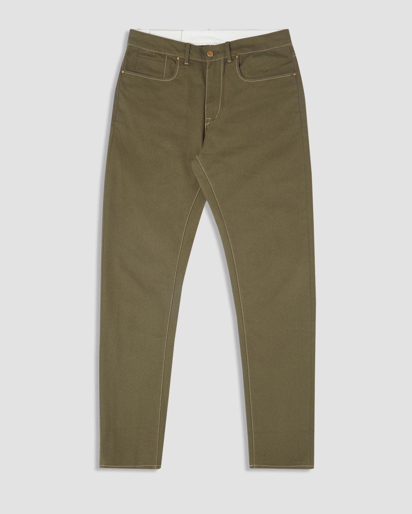 Olive Gold || Selvedge Canvas Jeans