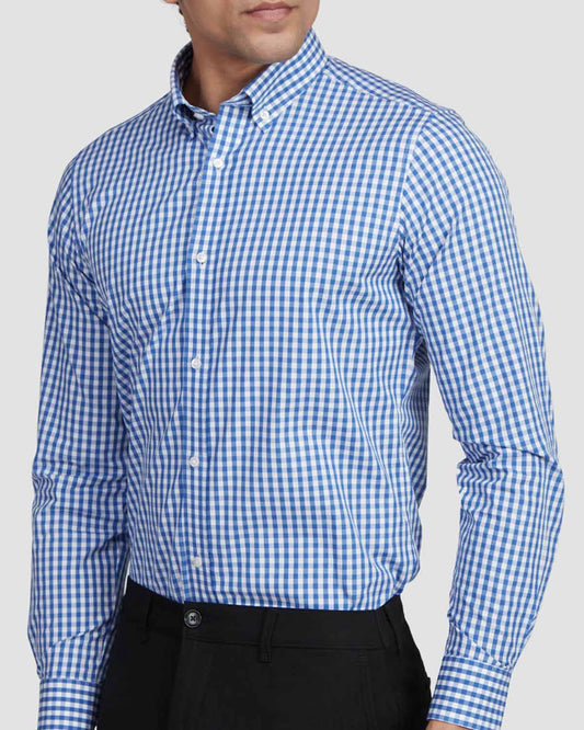Blue Crush Gingham Checked Shirt