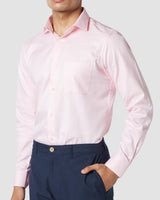 Monti Pink Soufflé Dobby Shirt