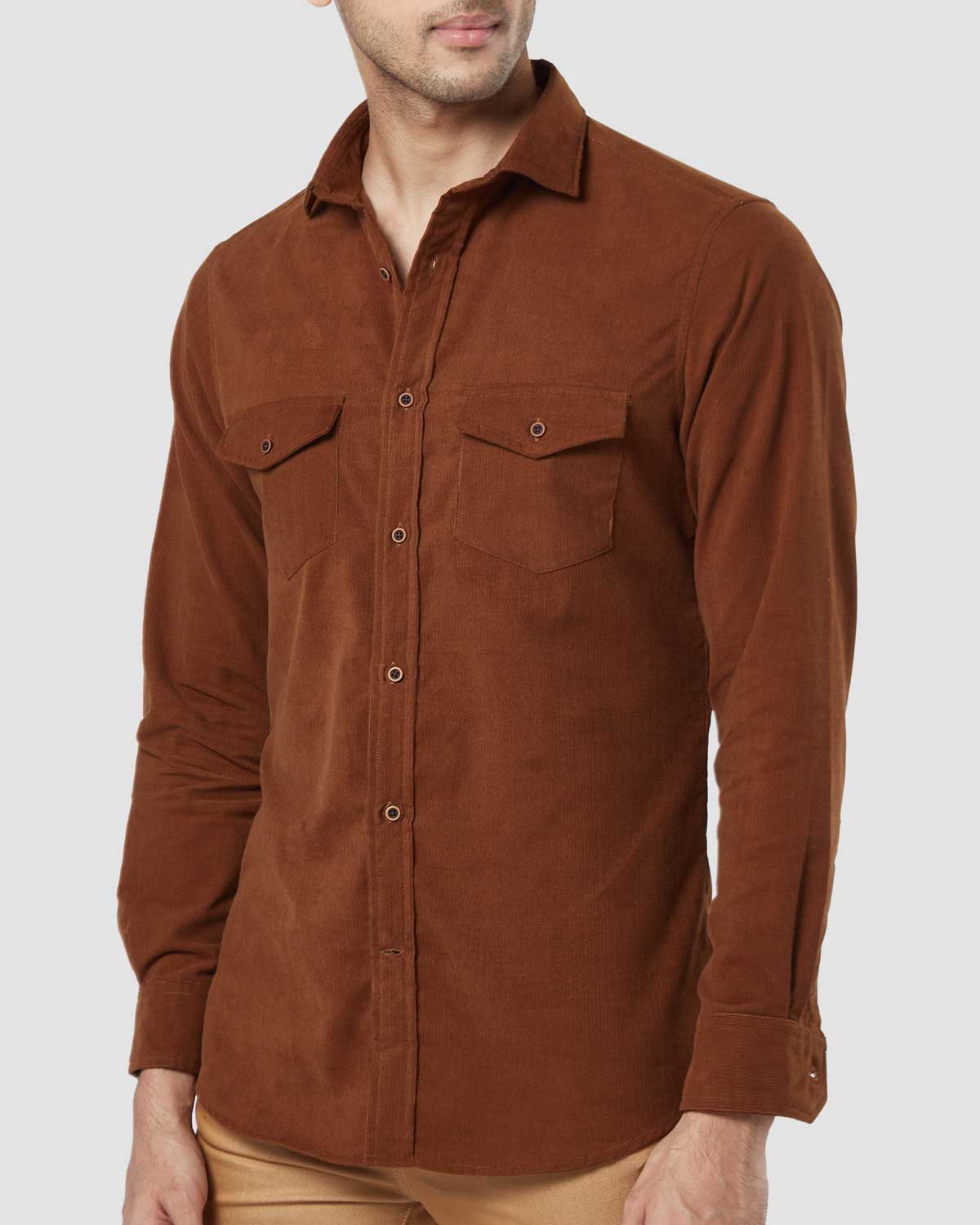 Russet Corduroy Shirt