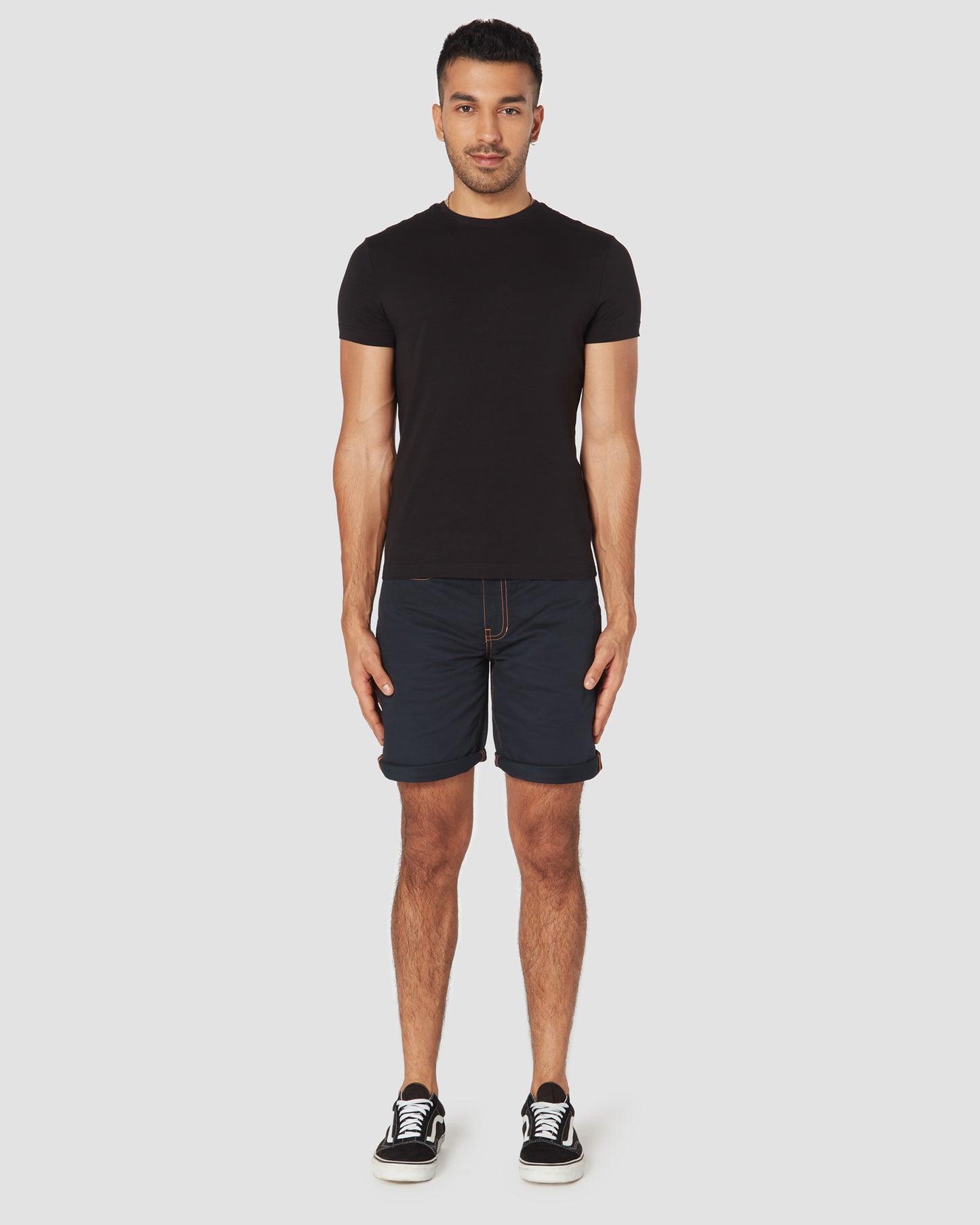 Navy || Super-soft Stretch Light Shorts