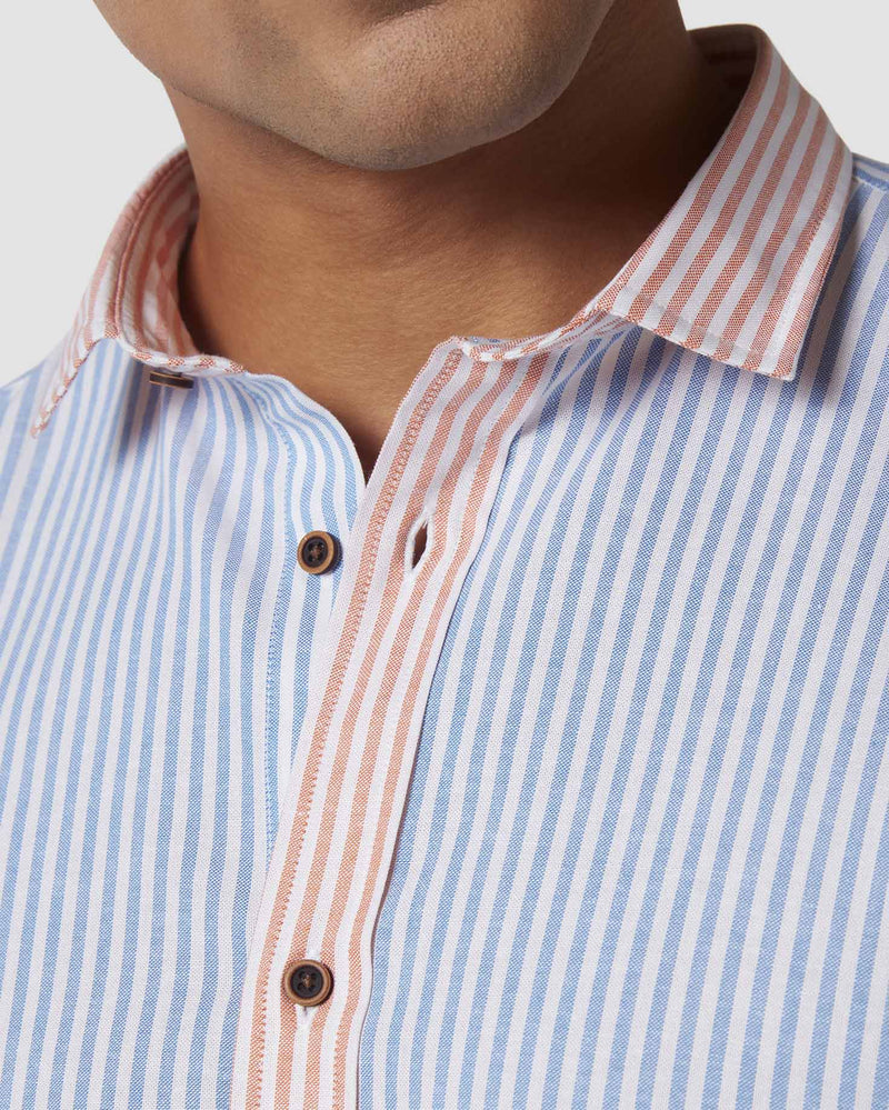 Napa Striped Oxford Shirt