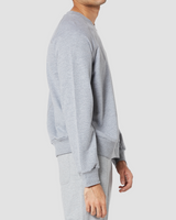 Classic Grey Melange French Terry Sweatshirt