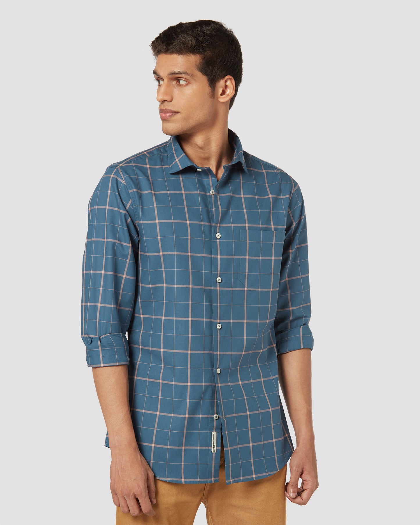 Blue Pop Checked Shirt