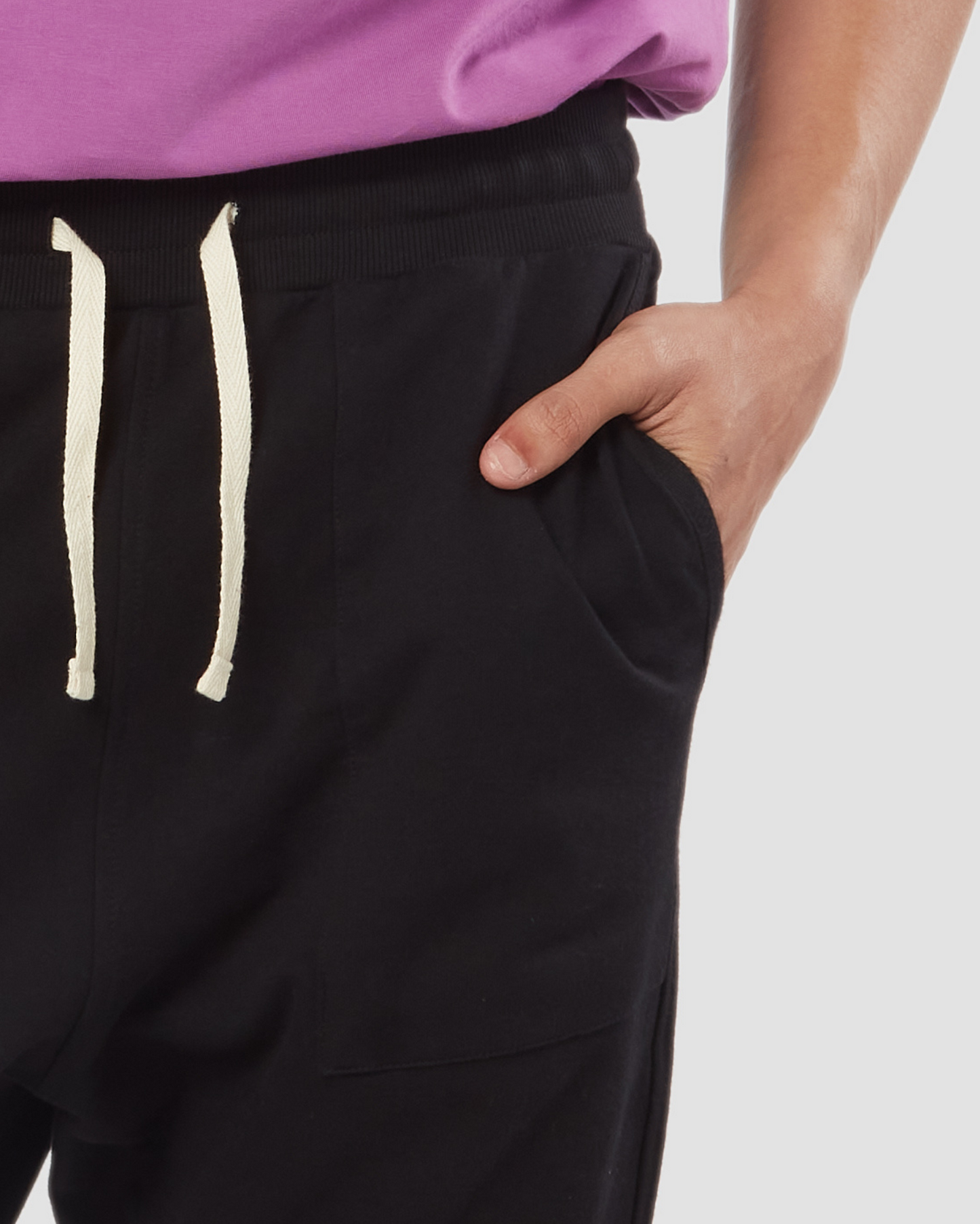 Classic Black French Terry Joggers