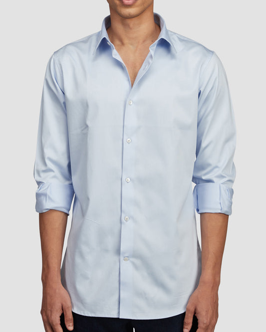 Mist Stretch Satin Shirt