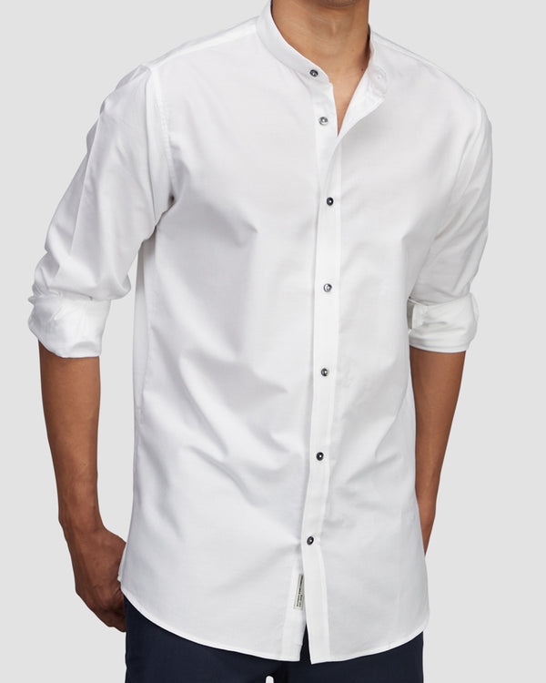 Canvas White Vintage Washed Oxford Shirt