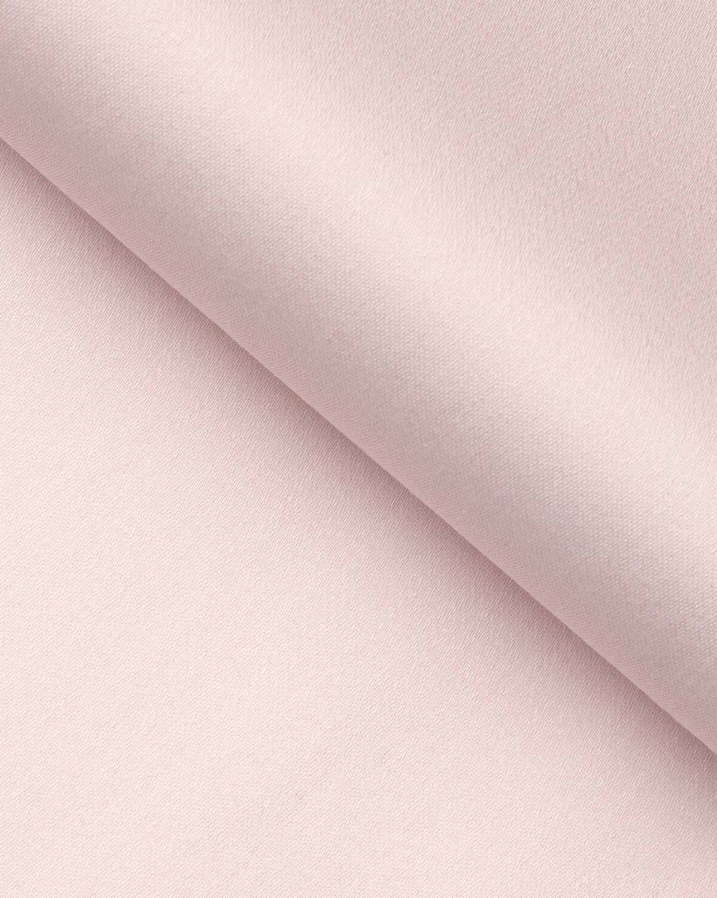 Shell Pink Stretch Satin Shirt