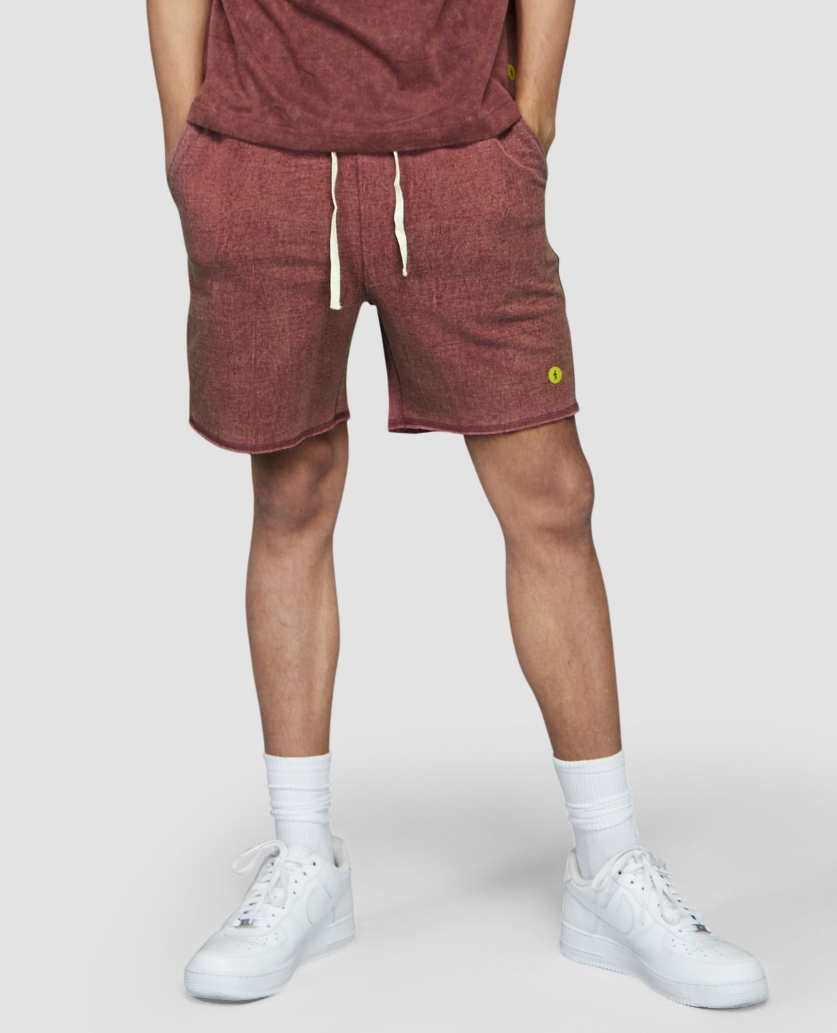 Urban Vintage Burgundy French Terry Shorts