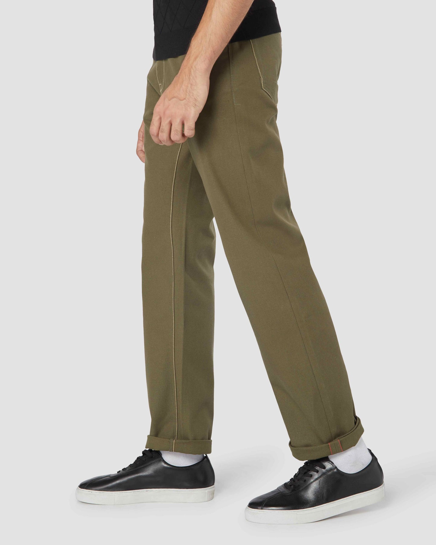 Olive Gold || Selvedge Canvas Jeans