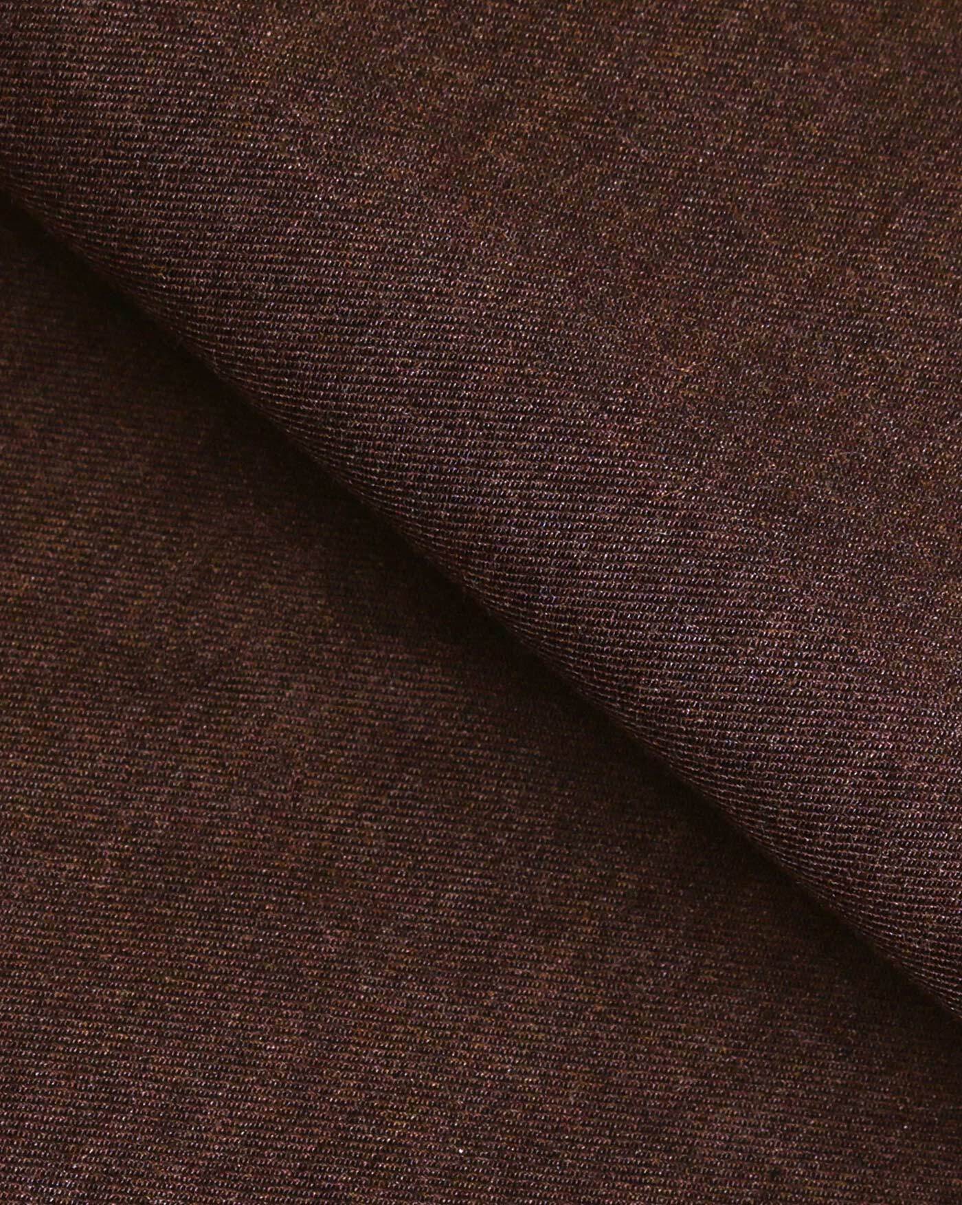 Mocha Brown Brushed Twill Shirt