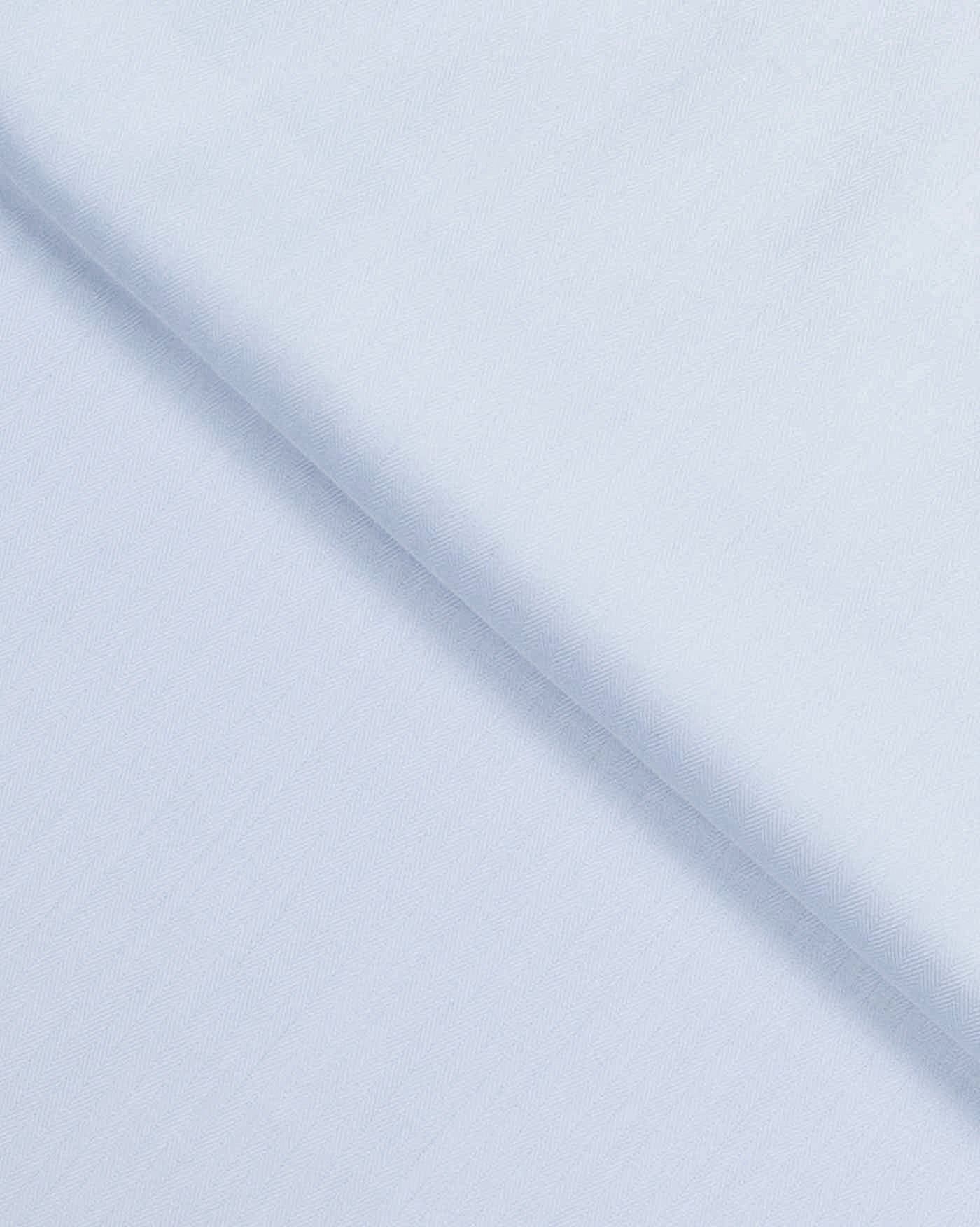 Wrinkle Resistant Marina Blue Herringbone Shirt