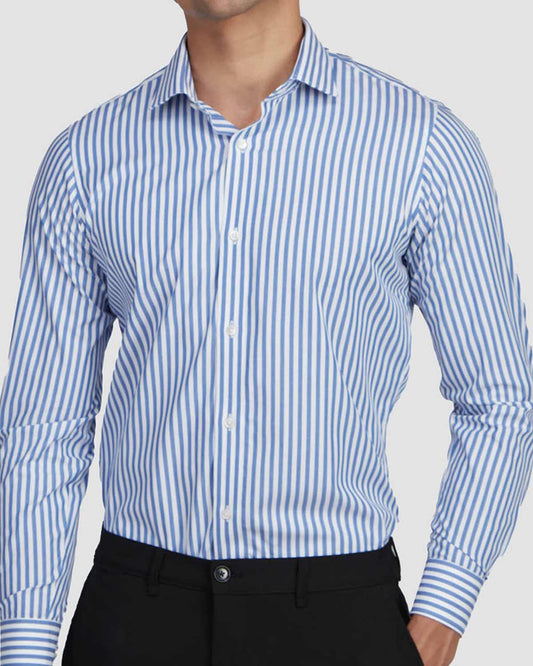 Stormy Sky Striped Shirt