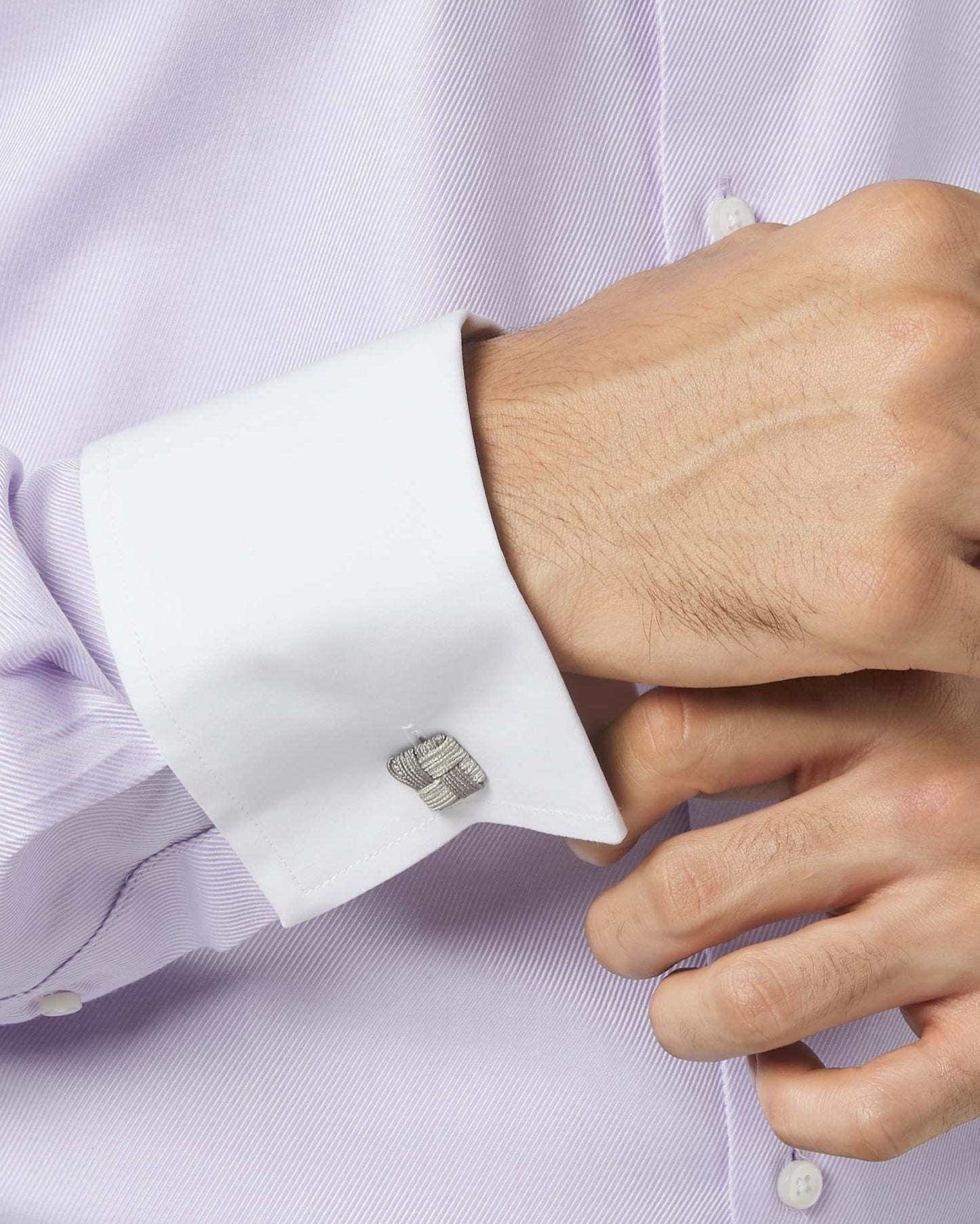 Wrinkle Resistant Premium Iced Grape Twill Shirt