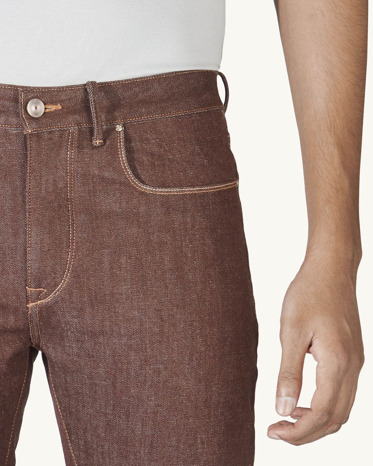 Rustic Red | Organic Cotton Jeans
