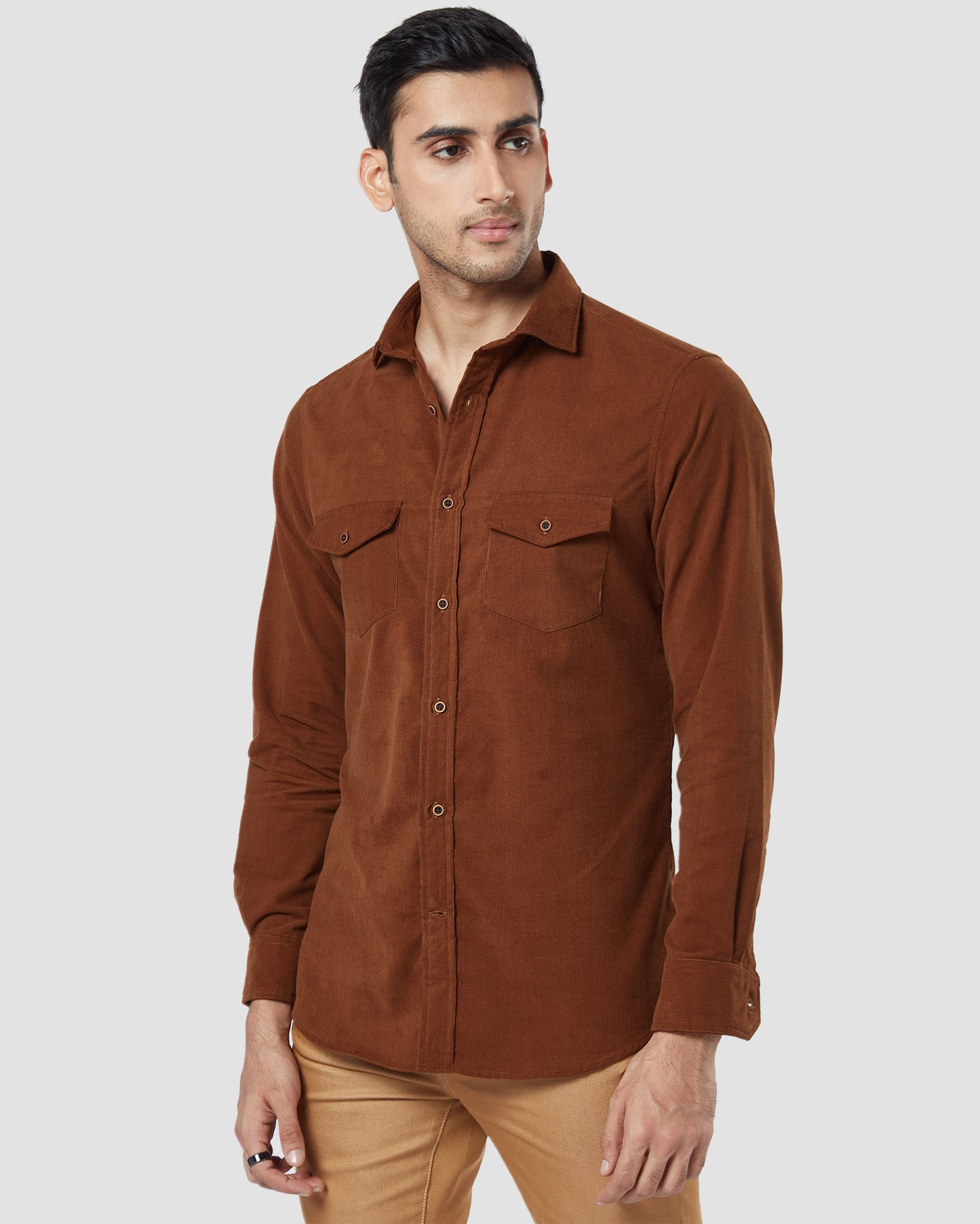 Russet Corduroy Shirt