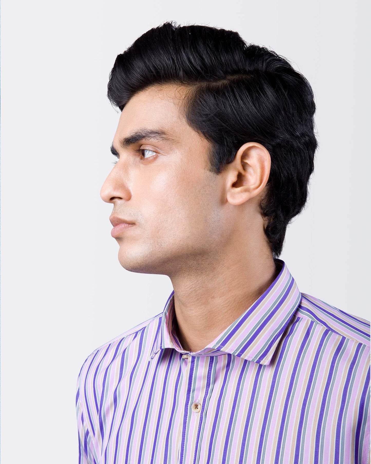 Thomas Mason Taffy Striped Shirt