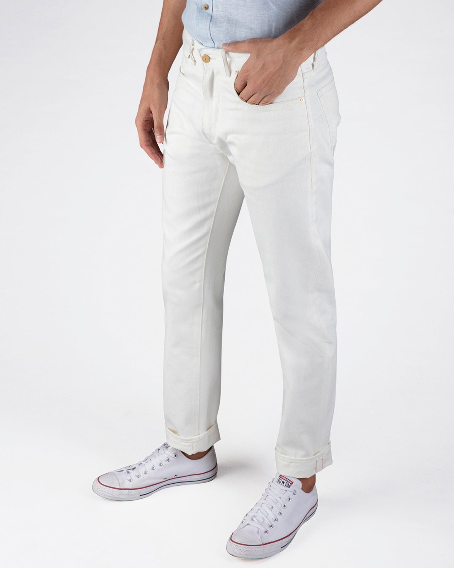 Ecru Slub || Soft Selvedge Jeans