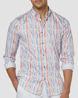 Watercolour Striped Shirt