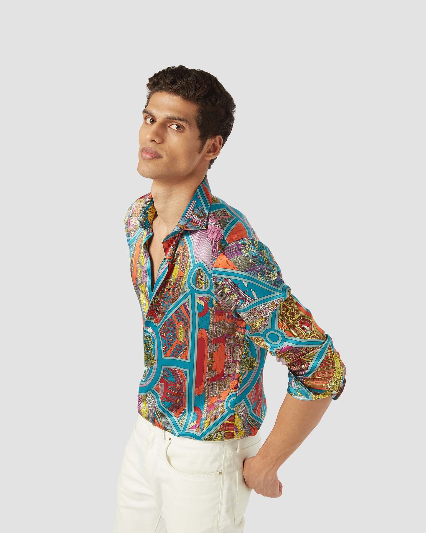 St. Tropez Silk Shirt