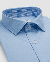 Ivory Blue Fil-a-Fil Shirt