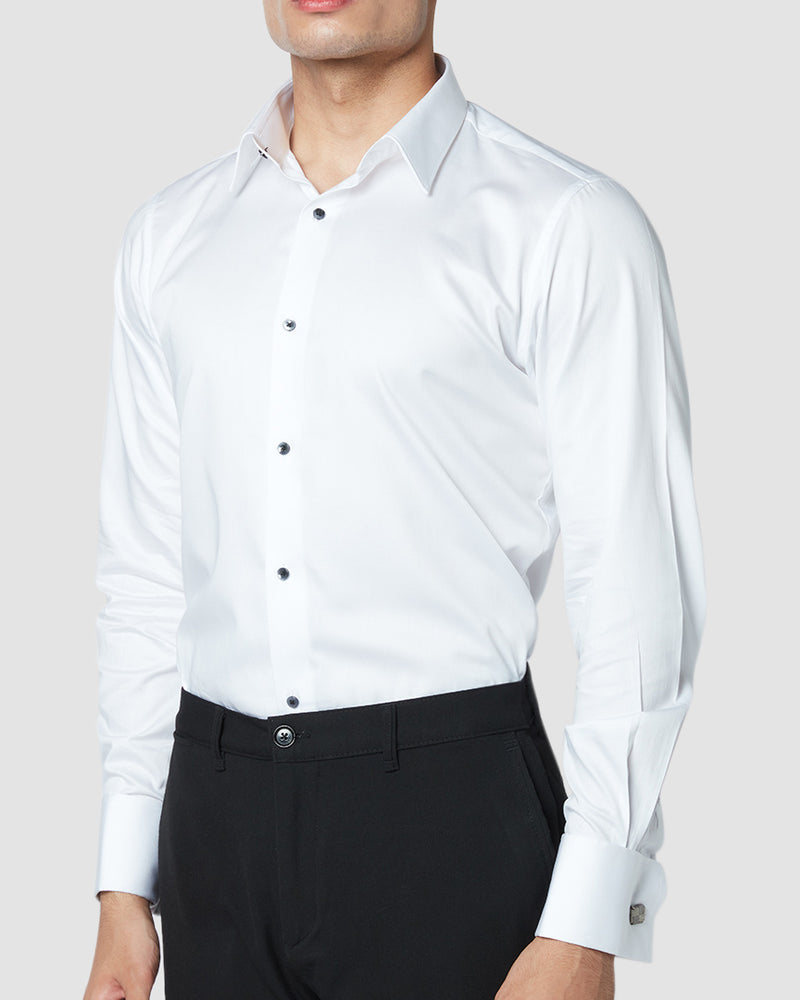 Monti Pearlescent White Shirt
