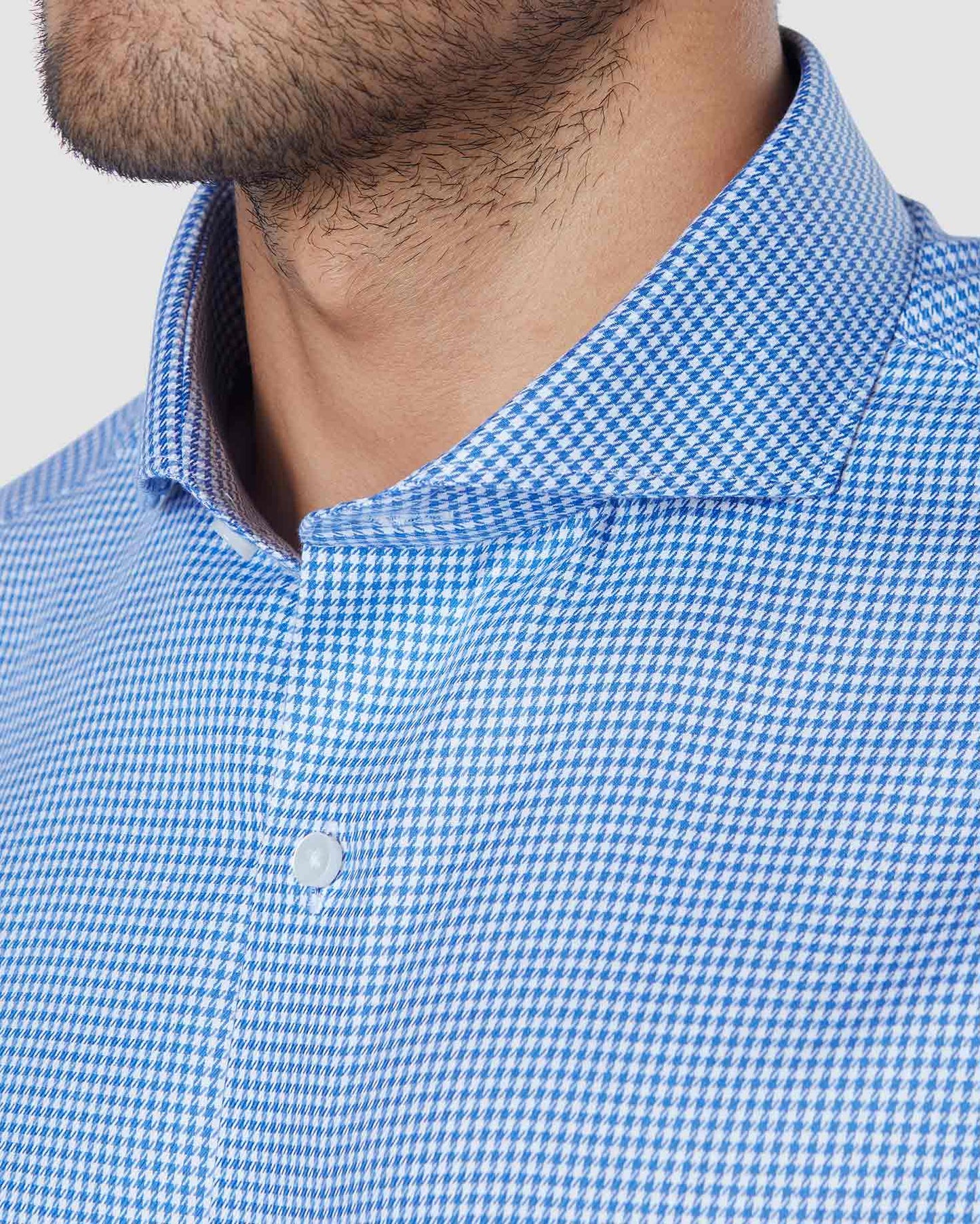 Blue Sky Houndstooth Shirt