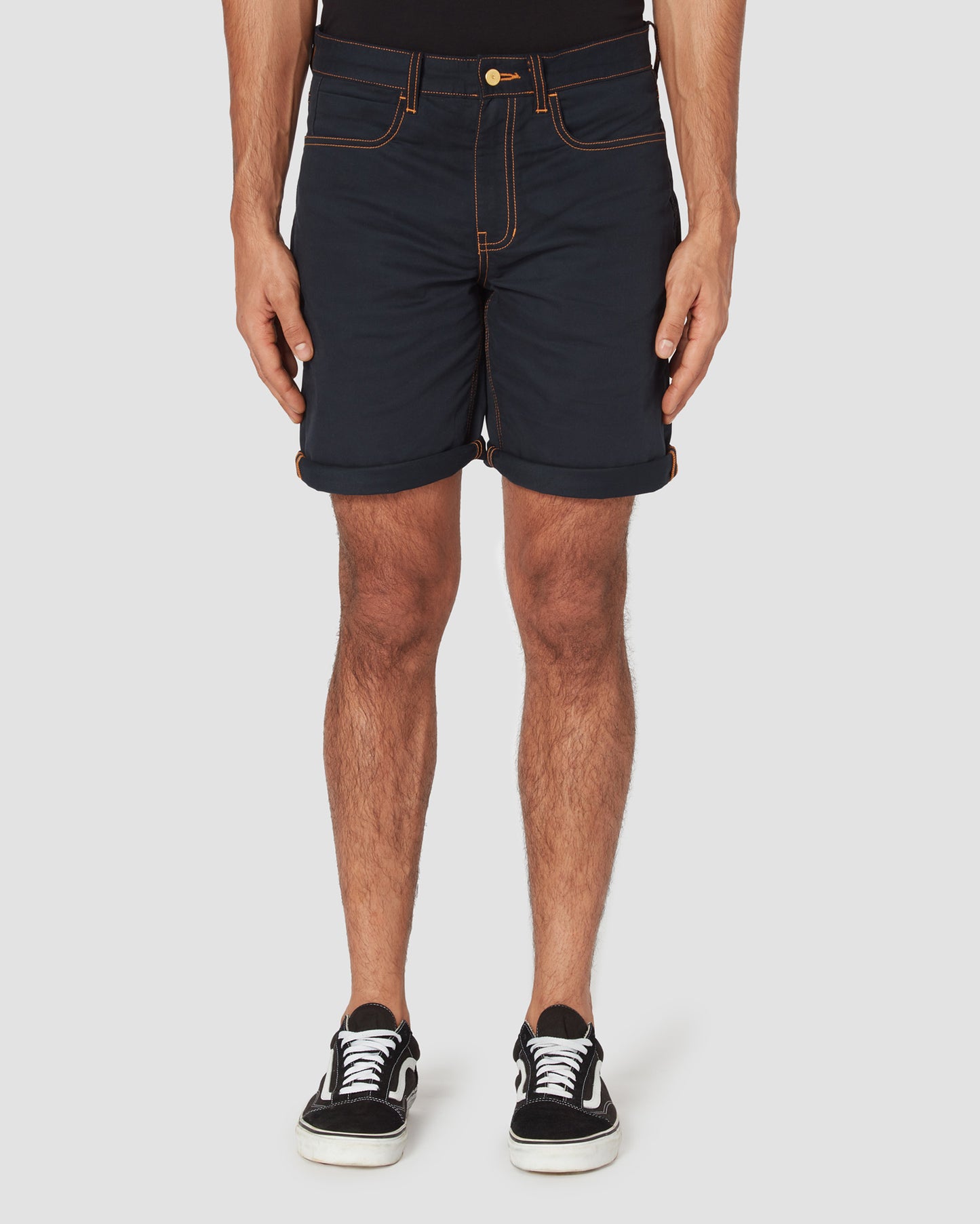 Navy || Super-soft Stretch Light Shorts