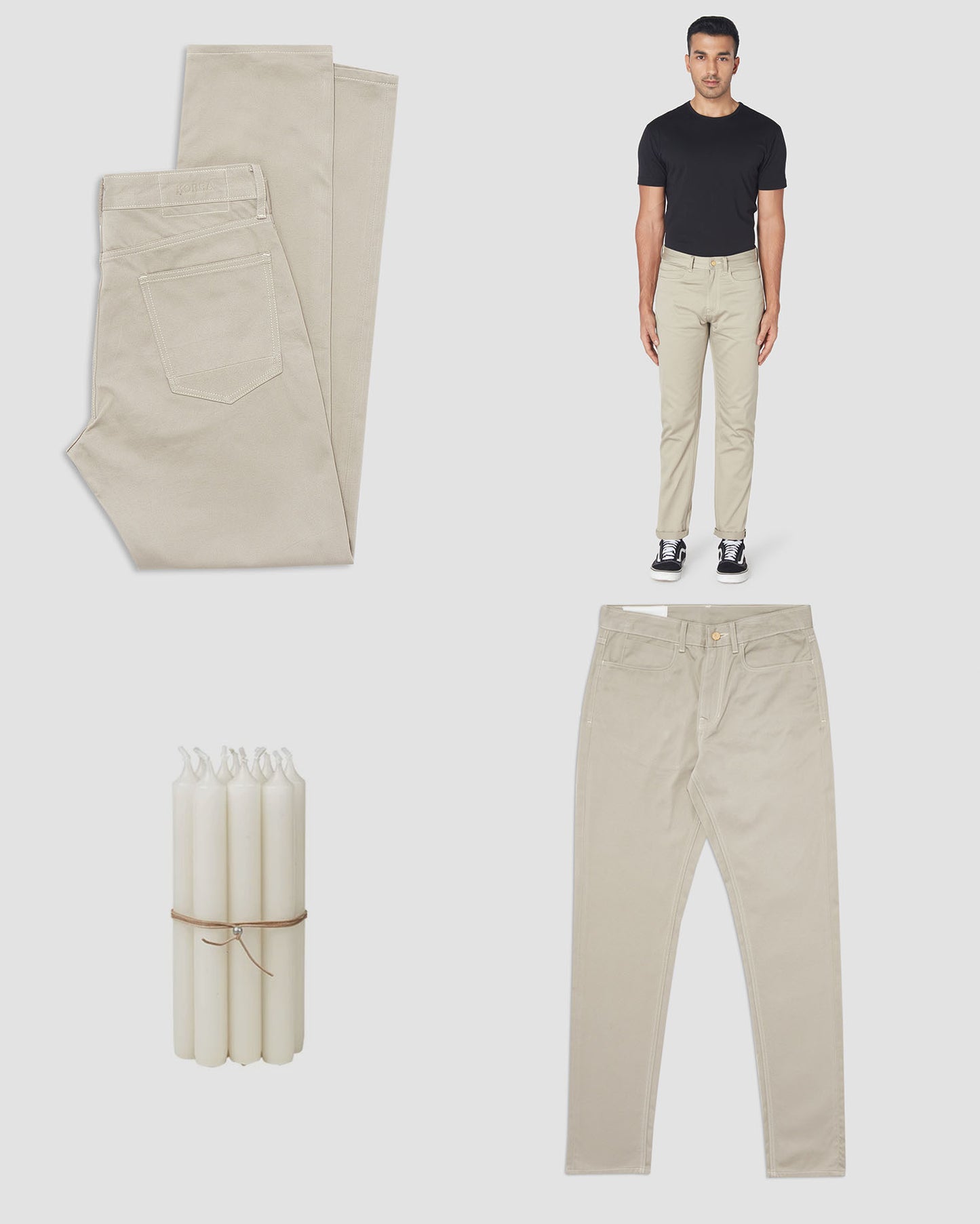 Greige || Soft Light Jeans